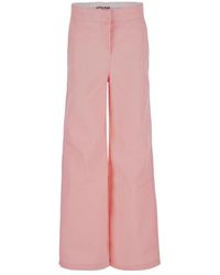 Palm Angels - Reverse Waistband Flared Trousers - Lyst