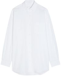 Agolde - Solid-Colour Cotton-Poplin Shirt - Lyst