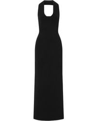 KHAITE - Mahi Knitted Halterneck Maxi Dress - Lyst