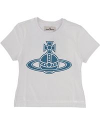 Vivienne Westwood - Orb Printed Crewneck T-Shirt - Lyst