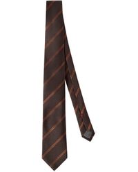 Brunello Cucinelli - Striped Silk Tie - Lyst