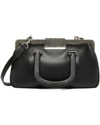 Max Mara - Logo Detailed Top Handle Bag - Lyst