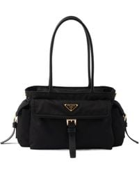 Prada - Explore Medium Nappa Leather Tote Bag - Lyst