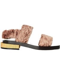Gucci - Solid Heeled Sandals - Lyst