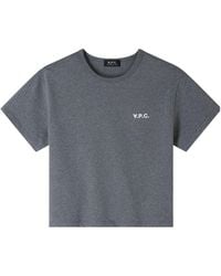 A.P.C. - Boxy Petit Vpc Crewneck T-Shirt - Lyst