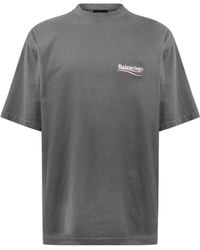 Balenciaga - Logo Short-Sleeved T-Shirt - Lyst
