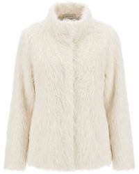 Peserico - Long-Sleeve Jacket With A Stand-Up Collar - Lyst