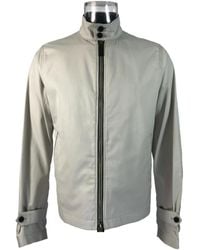 Burberry - Long-Sleeved Leather Jacket - Lyst