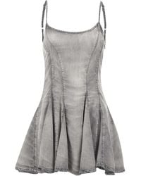 DIESEL - De-Spoky- Denim Mini Dress - Lyst