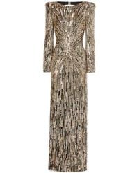 Jenny Packham - Avalon Sequined Gown - Lyst