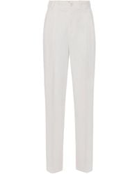 Elisabetta Franchi - Pleated Tailored Pants - Lyst