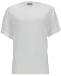 Herno - Cotton Blend T-Shirt - Lyst