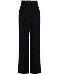 KHAITE - High Waist Tailored Trousers - Lyst
