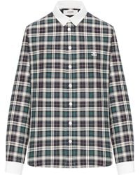 Celine - Tartna Cotton Shirt - Lyst