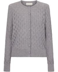 Dries Van Noten - Pointelle-Knit Merino Wool Cardigan - Lyst
