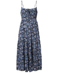 Ulla Johnson - Aydin Floral Cotton-Blend Midi Dress - Lyst
