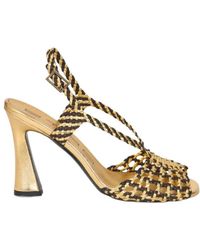 Etro - Woven High-Heeled Sandals - Lyst