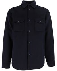 Aspesi - Button-Front Shirt Jacket - Lyst