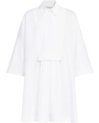 Max Mara - Wide-Sleeved Cotton Minidress - Lyst