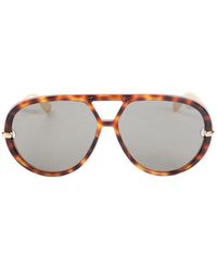 Bottega Veneta - Eyewear Classic Aviator Sunglasses - Lyst