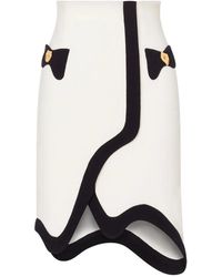 Moschino - Tailored-Cut Asymmetric Skirt - Lyst