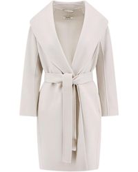 Max Mara - 'S Belted Long-Sleeved Coat - Lyst