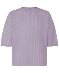 Homme Plissé Issey Miyake - Pleated V-Neck T-Shirt - Lyst