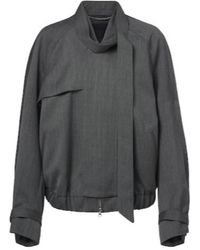 Victoria Beckham - Virgin Wool Bomber Jacket - Lyst