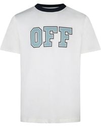 Off-White c/o Virgil Abloh - Short-Sleeved Shirt With Color-Blocked Collar - Lyst