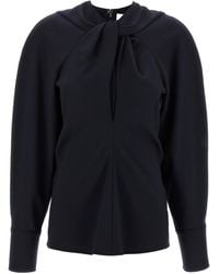 Victoria Beckham - Twist Detail Blouse - Lyst