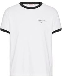 Valentino - Logo Printed Crewneck T-Shirt - Lyst