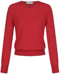 Amomento - Wool V-Neck Sweater - Lyst