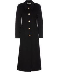 Tory Burch - Single-Breasted Mid-Length Coat - Lyst