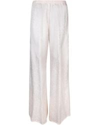 forte_forte - Flared Silk-Blend Pants - Lyst