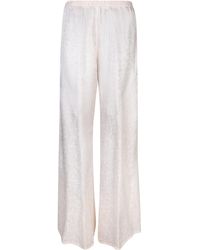 Forte Forte - High Waist And Wide Legs Casual Trousers - Lyst