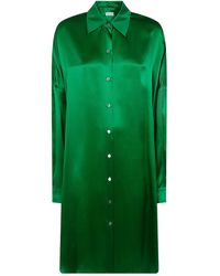 Dries Van Noten - Oversized Shirt Dress - Lyst