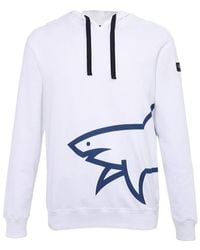 Paul & Shark - Hooded Printed Sweater - Lyst