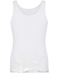 Maison Margiela - Asymmetric Hem Tank Top - Lyst