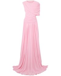 Giambattista Valli - Asymmetric Draped Jersey Gown - Lyst