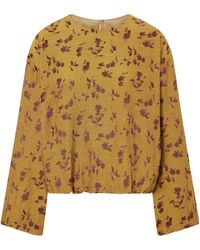 Dries Van Noten - Floral-Jacquard Cloqué Blouse - Lyst