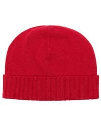 Malo - Ribbed-Trim Knitted Beanie Hat - Lyst