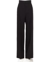 Valentino - Straight-Leg Pleated Trousers - Lyst
