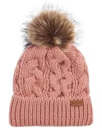 Barbour - Penshaw Cable-Knit Beanie - Lyst