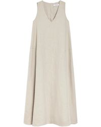 Max Mara - Flared Linen Dress - Lyst
