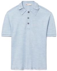 Tory Burch - Oversized Silk Polo - Lyst