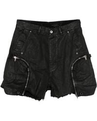 Rick Owens - Bauhaus Zip Cargo Shorts - Lyst