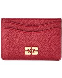 Ganni - Logo Detail Card Holder - Lyst