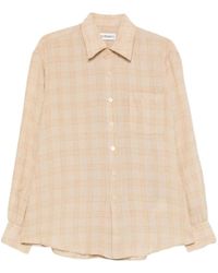 Our Legacy - Above Checked-Pattern Shirt - Lyst