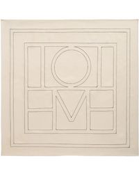 TOTEME - Embroidered Letter Pattern Silk Scarf - Lyst