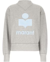 Isabel Marant - Isabel Marant Étoile Moby High Neck Logo Sweatshirt - Lyst